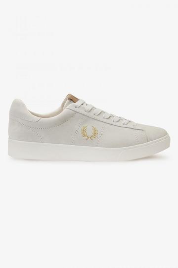 White Fred Perry Spencer Men's Shoes | PH 1160MQZA